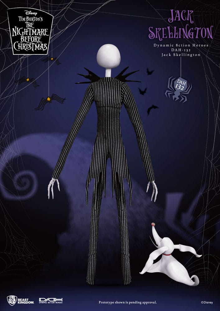 Nightmare before Christmas Dynamic 8ction Heroes Action Figure 1/9 Jack 21 cm Beast Kingdom Toys