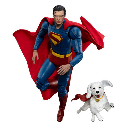 Superman (2025) Action Figure Superman & Krypto 21 cm Beast Kingdom Toys