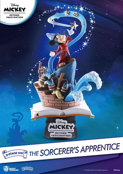 Mickey Beyond Imagination D-Stage PVC Diorama The Sorcerer's Apprentice 15 cm Beast Kingdom Toys