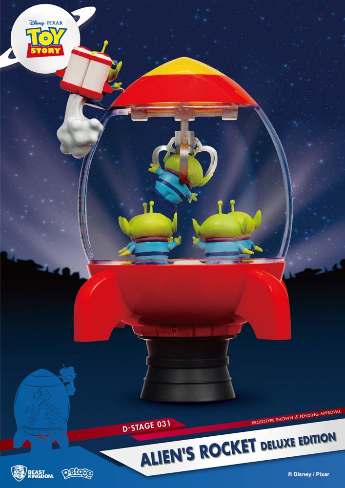 Toy Story D-Stage PVC Diorama Alien’s Rocket Deluxe Edition 15 cm Dioramas
