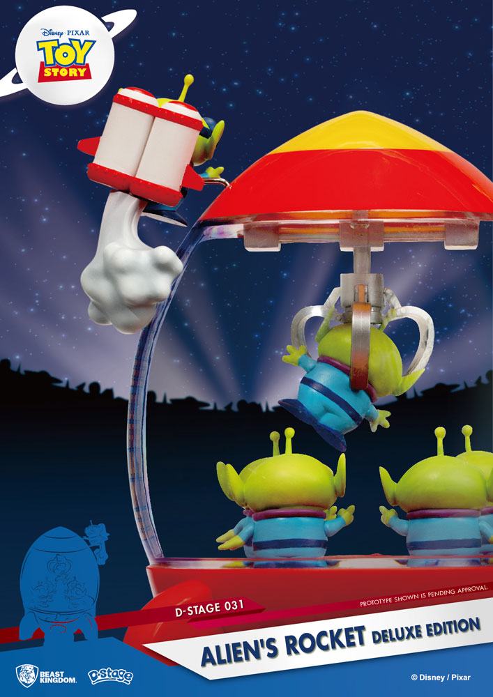 Toy Story D-Stage PVC Diorama Alien’s Rocket Deluxe Edition 15 cm Dioramas