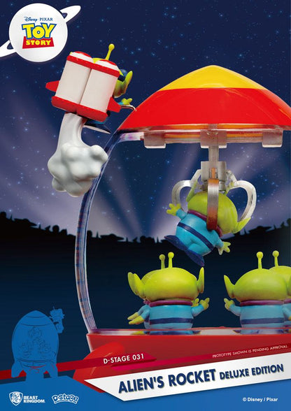 Toy Story D-Stage PVC Diorama Alien’s Rocket Deluxe Edition 15 cm Dioramas
