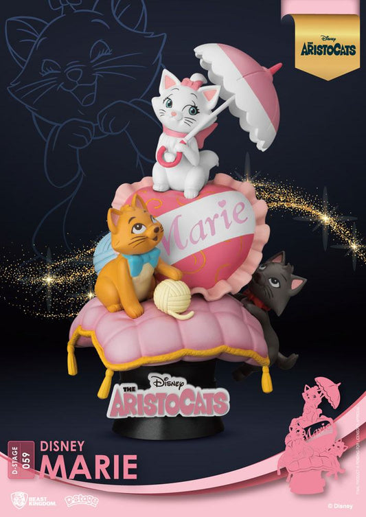 Disney Classic Animation Series D-Stage PVC Diorama Marie 15 cm - FanofThings.co.uk