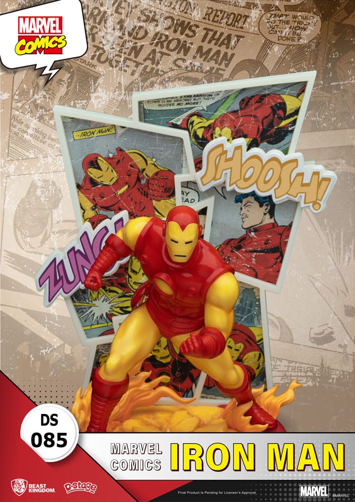 Marvel Comics D-Stage PVC Diorama Iron Man 16 cm Statues