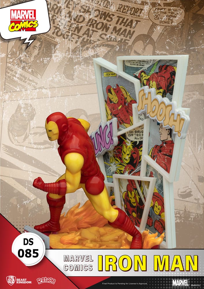 Marvel Comics D-Stage PVC Diorama Iron Man 16 cm Statues
