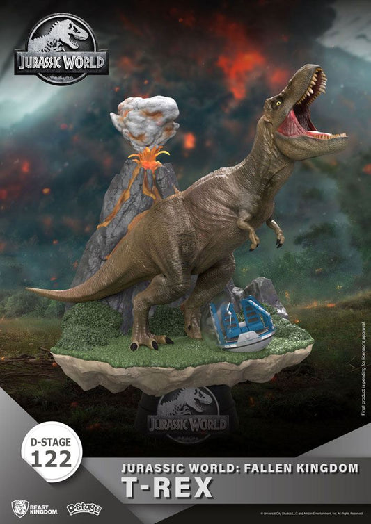 Jurassic World: Fallen Kingdom D-Stage PVC Diorama T-Rex 13 cm reproduction - FanofThings.co.uk