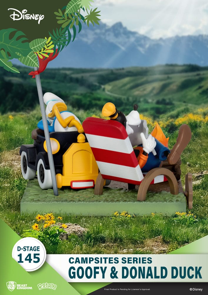 Disney D-Stage Campsite Series PVC Diorama Goofy & Donald Duck 10 cm Dioramas