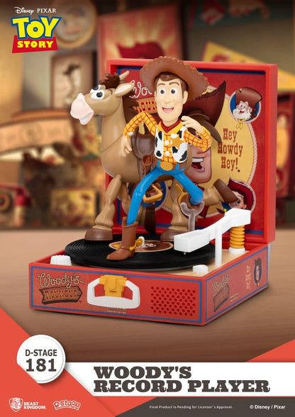 Toy Story Record Player Series PVC figure Woody's Record Player 13 cm Beast Kingdom Toys