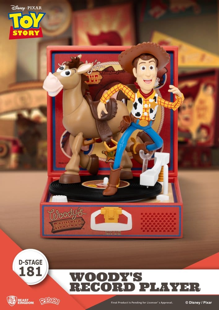 Toy Story Record Player Series PVC figure Woody's Record Player 13 cm Beast Kingdom Toys