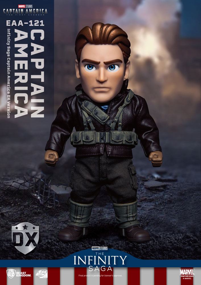 Captain America: The First Avenger Egg Attack Action Action Figure Captain America DX Version 17 cm Action figures