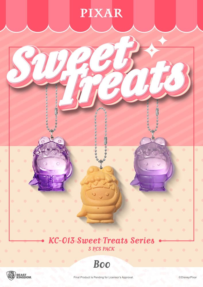 Pixar Sweet Treats Series Keychains 3-Pack 4 cm Beast Kingdom Toys