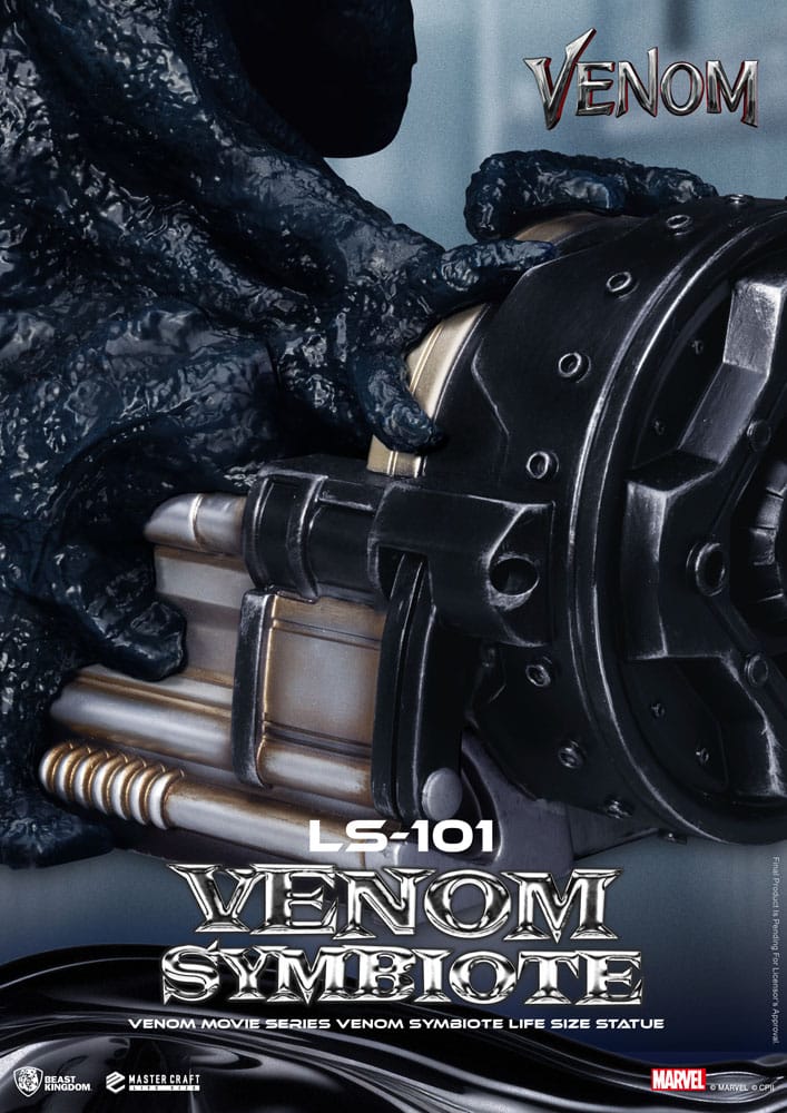 Venom Movie Series Life-Size Statue Venom Symbiote 24 cm Beast Kingdom Toys