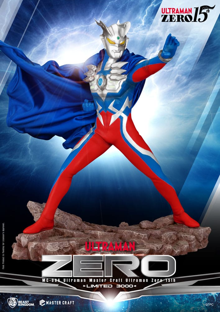 Ultraman Master Craft Statue Ultraman Zero 15th 41 cm Beast Kingdom Toys
