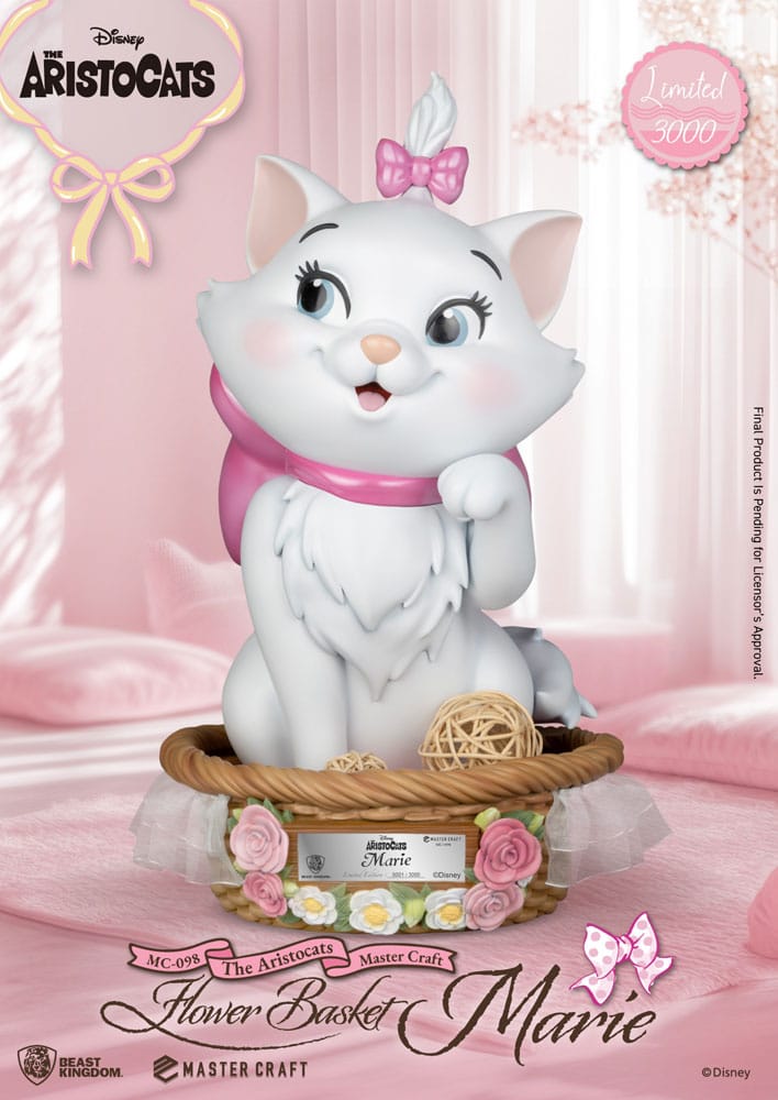 Aristocats Master Craft Statue Flower Basket Marie 32 cm Beast Kingdom Toys