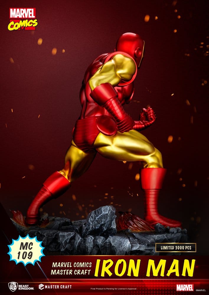 Marvel Comics Master Craft Statue Iron Man 29 cm Beast Kingdom Toys