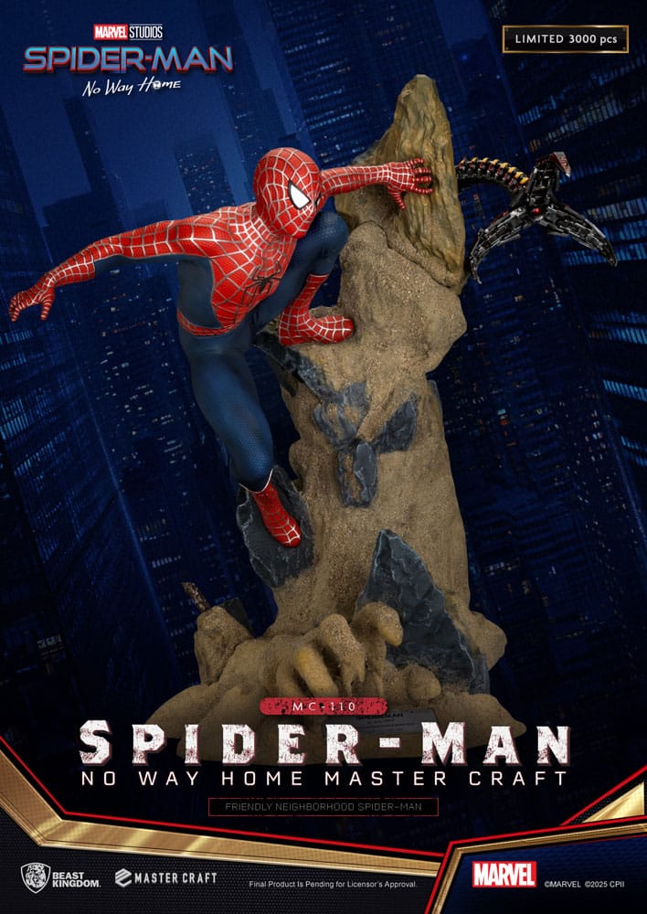 Spider-Man: No Way Home Master Craft Statue Friendly Neighborhood Spider-Man 36 cm Beast Kingdom Toys