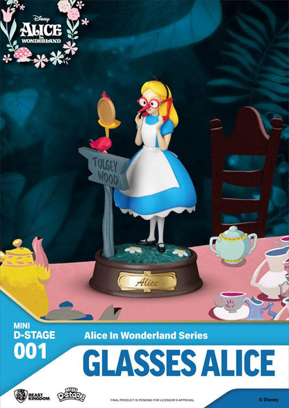 Alice in Wonderland Mini Diorama Stage Statues 6-pack 10 cm