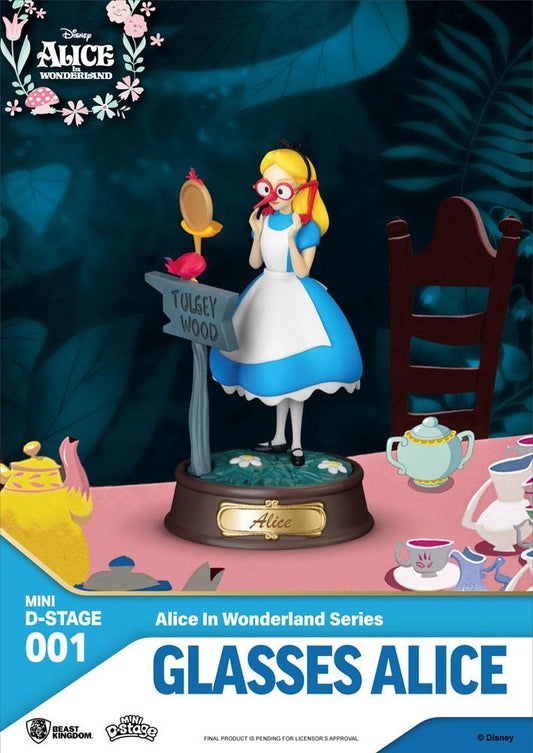 Alice in Wonderland Mini Diorama Stage Statues 6-pack 10 cm