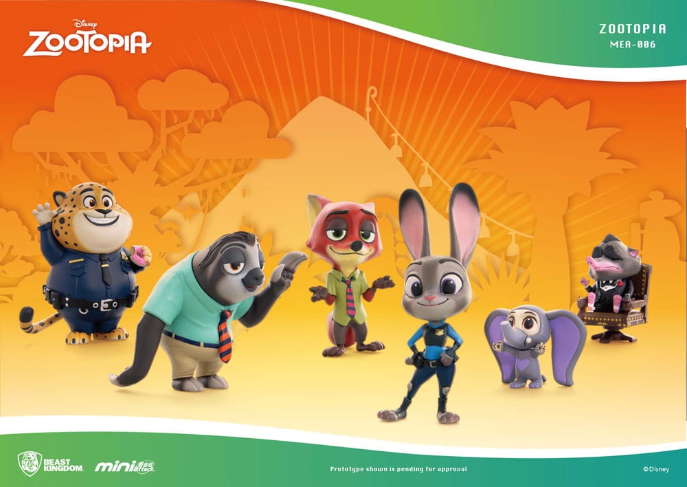 Zootopia Mini Egg Attack Blind Box Figures Series 10 cm Assortment (6) Action toys