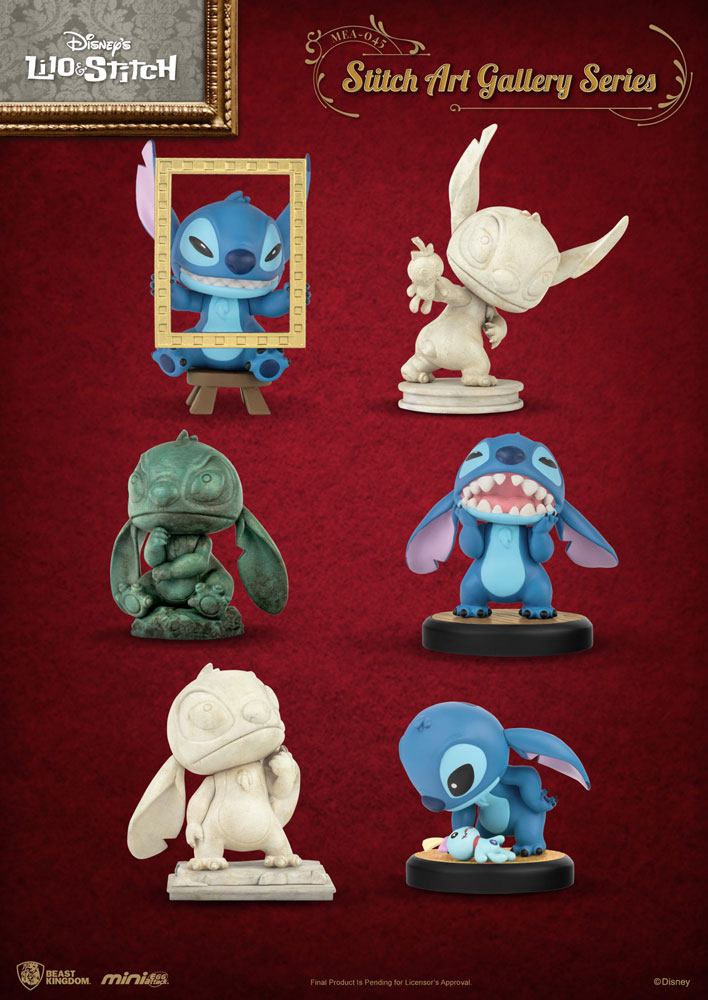Lilo & Stitch Mini Egg Attack Figure 8 cm Assortment Stitch Art Gallery Series (6) - FanofThings.co.uk
