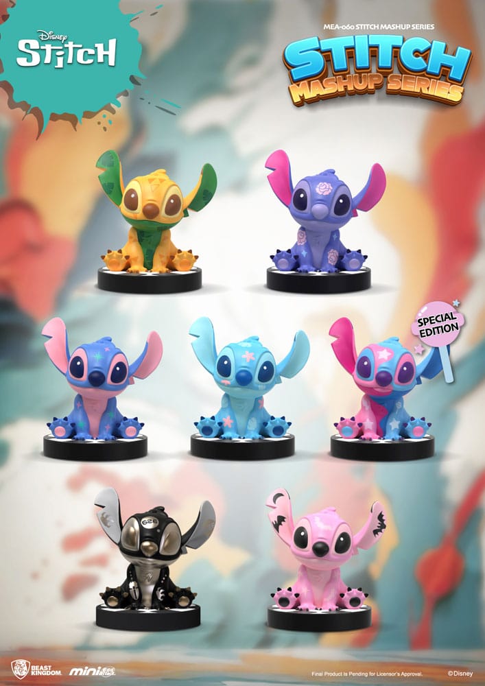 Lilo & Stitch Mini Egg Attack Blind Box Figures 10 cm Stitch Mashup Series Assortment (6) Beast Kingdom Toys