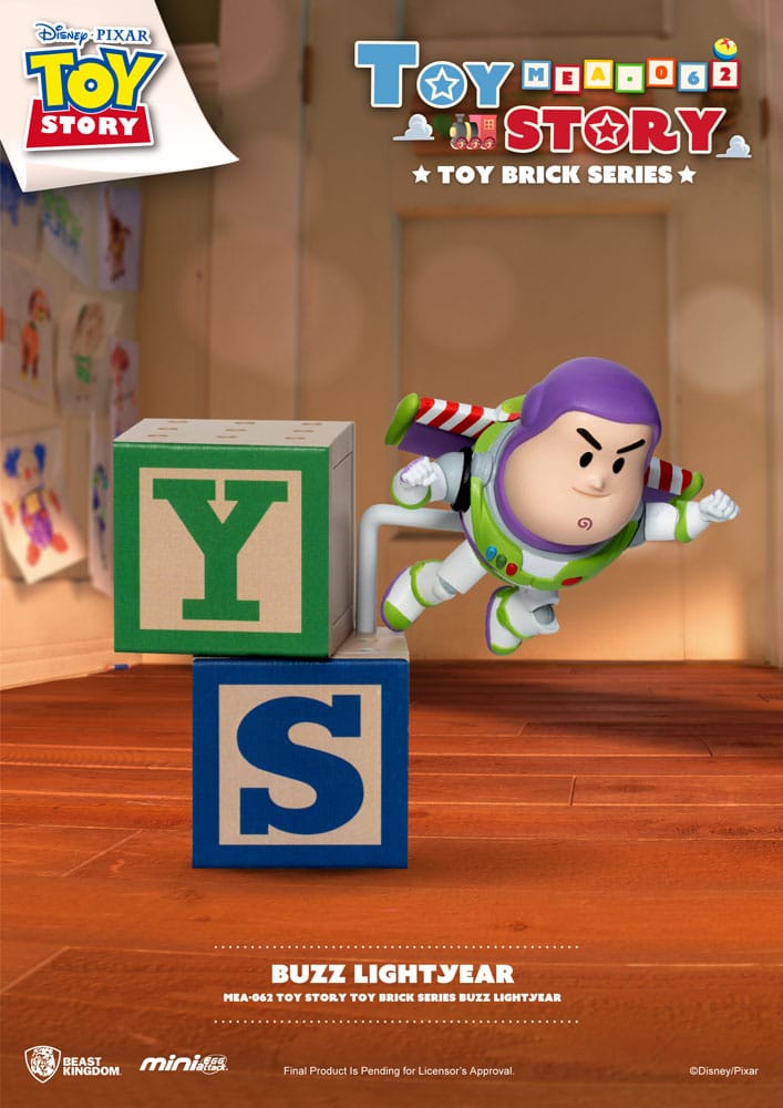 Toy Story Mini Egg Attack Figures 7 cm Brick Series Assortment (8)