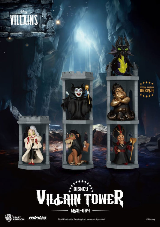 Disney Villains Mini Egg Attack Blind Box Figures Series Villain Tower 12 cm Assortment (6) - FanofThings.co.uk