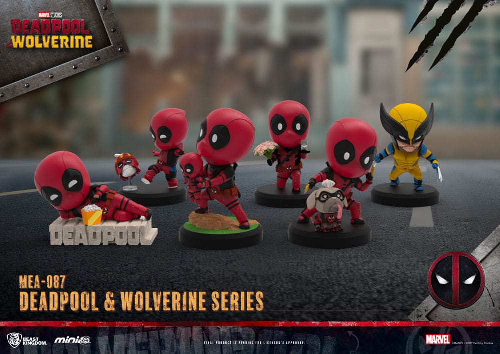Deadpool 3 Deadpool & Wolverine Series Mini Egg Attack Figures 8 cm Beast Kingdom Toys
