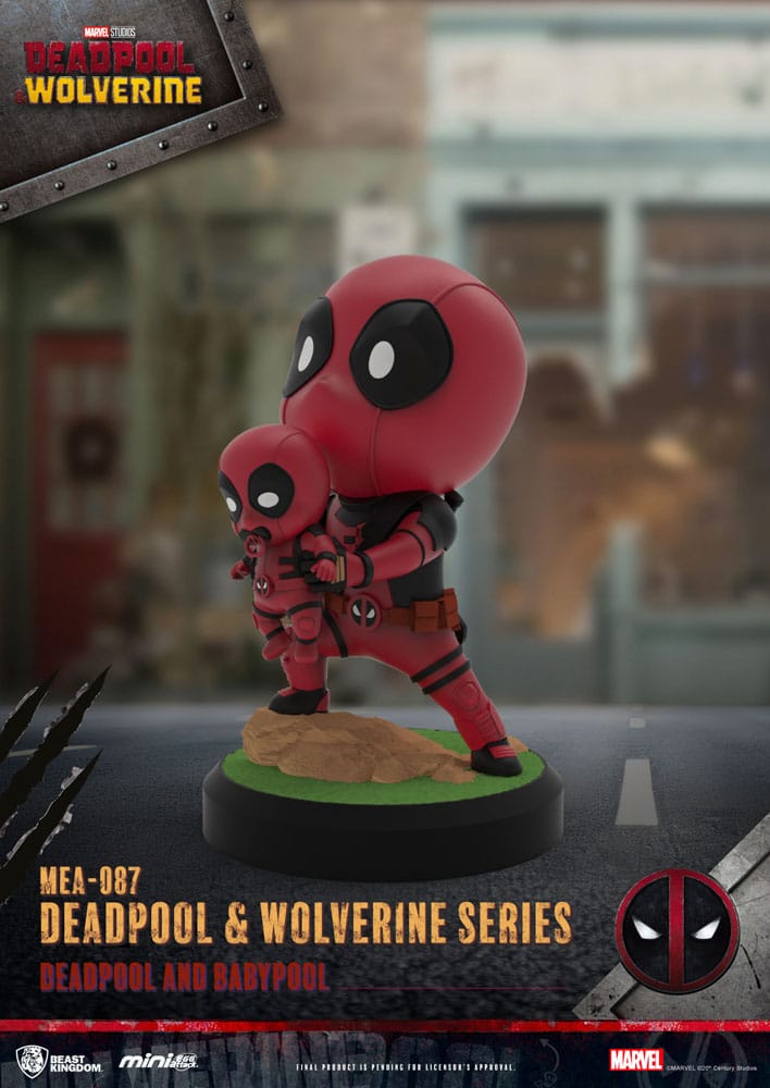 Deadpool 3 Deadpool & Wolverine Series Mini Egg Attack Figures 8 cm Beast Kingdom Toys