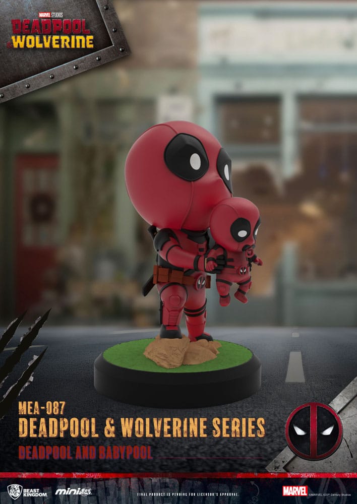 Deadpool 3 Deadpool & Wolverine Series Mini Egg Attack Figures 8 cm Beast Kingdom Toys