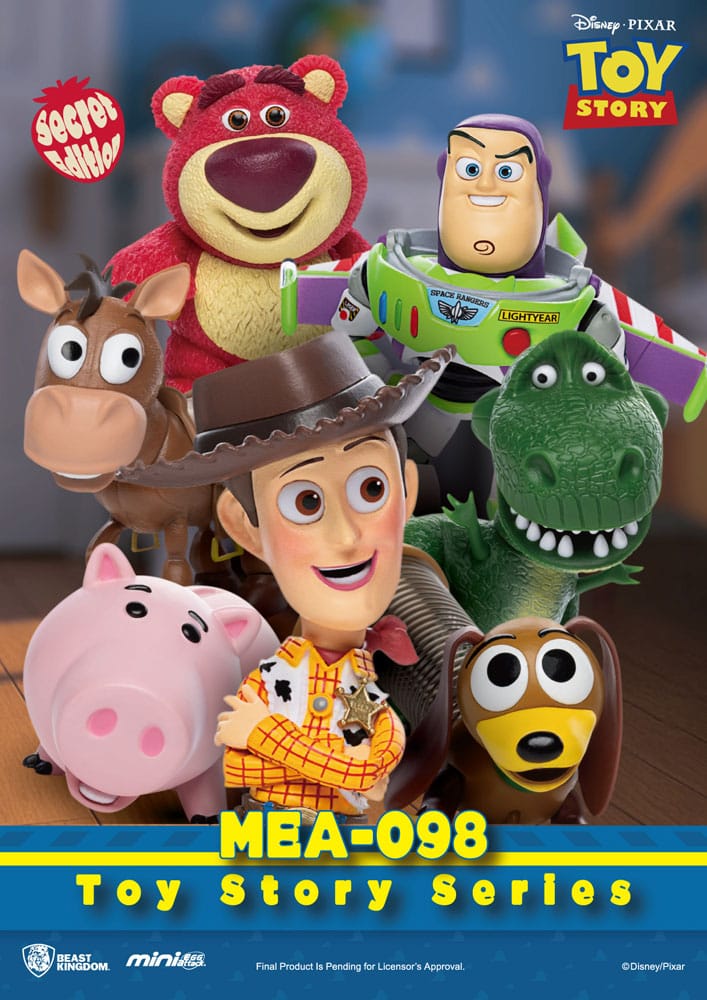Toy Story Mini Egg Attack Blind Box Figures Series 2 7 cm Assortment (6) Mini-figures,Blind Boxes
