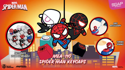 Spider Man Mini Egg Attack Blind Box Figures keycaps 5 cm Assortment (6)