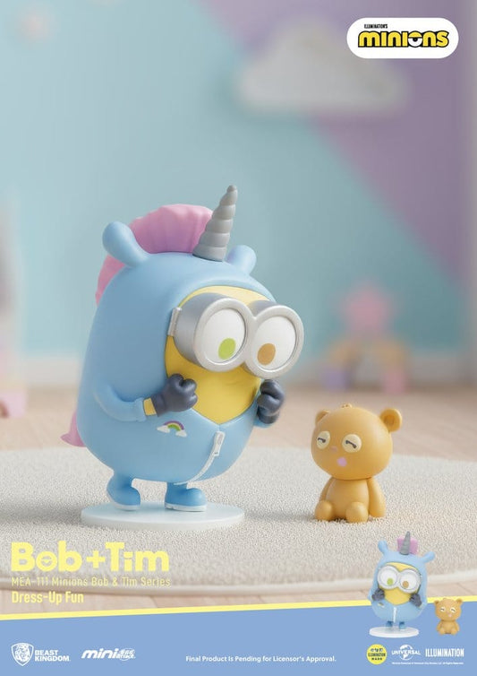 Minions Mini Egg Attack Blind Box Figures Minions bob & tim series 9 cm Assortment (6)
