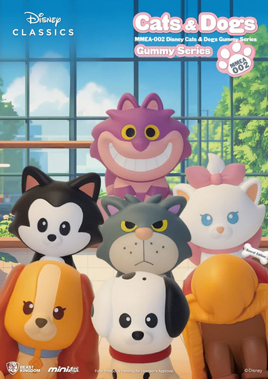 Disney Cats & Dogs Mini Egg Attack Blind Box Figures Gummy Series 3 cm Assortment (24) Beast Kingdom Toys