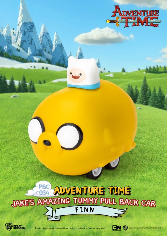 Adventure Time Pull Back Car Jake's Amazing Tummy 5 cm Blind Box Assortment (6)