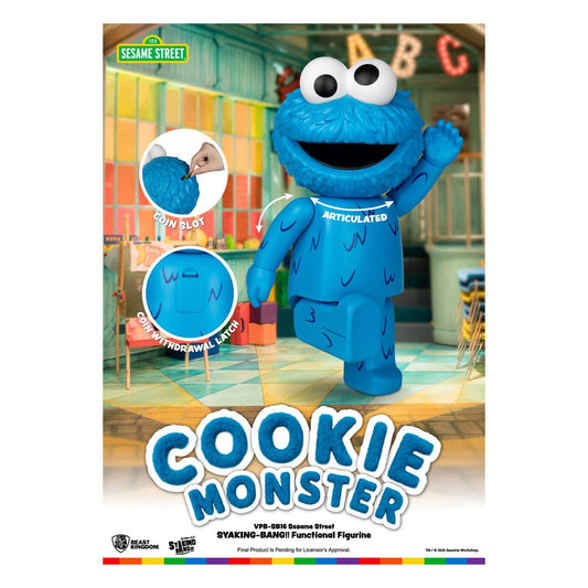 Sesame Street Syaking Bang Series PVC coin bank Cookie Monster 47 cm - FanofThings.co.uk