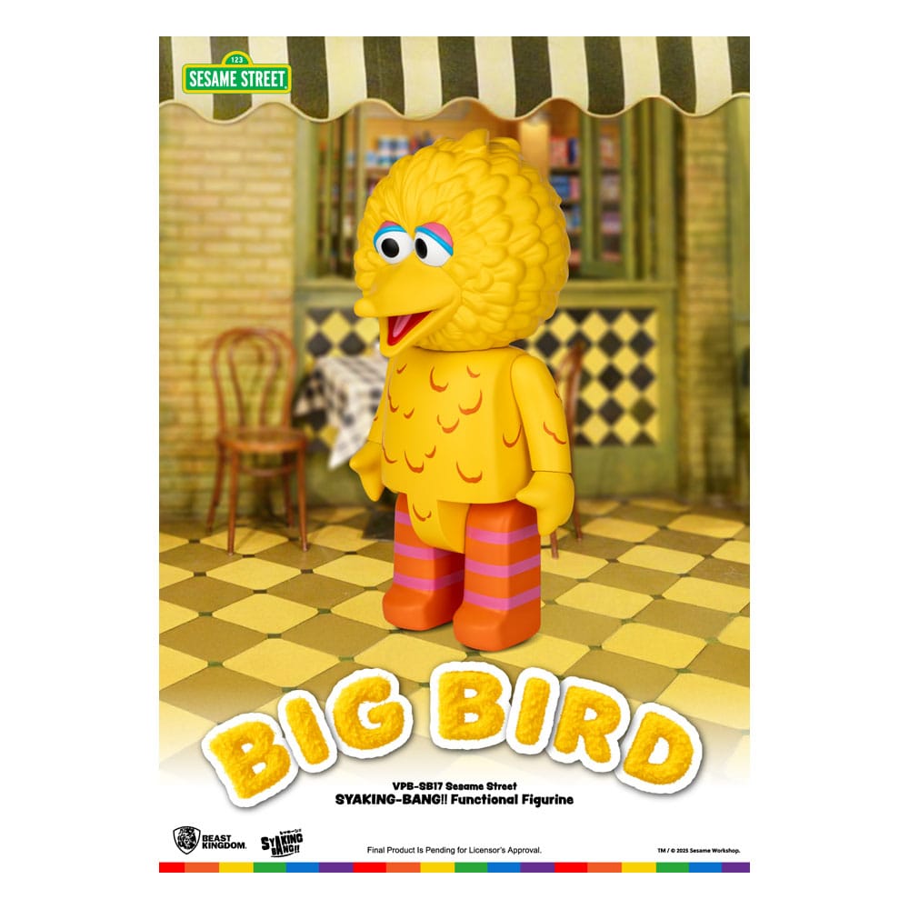 Sesame Street Syaking Bang Series PVC coin bank Big Bird 49 cm - FanofThings.co.uk