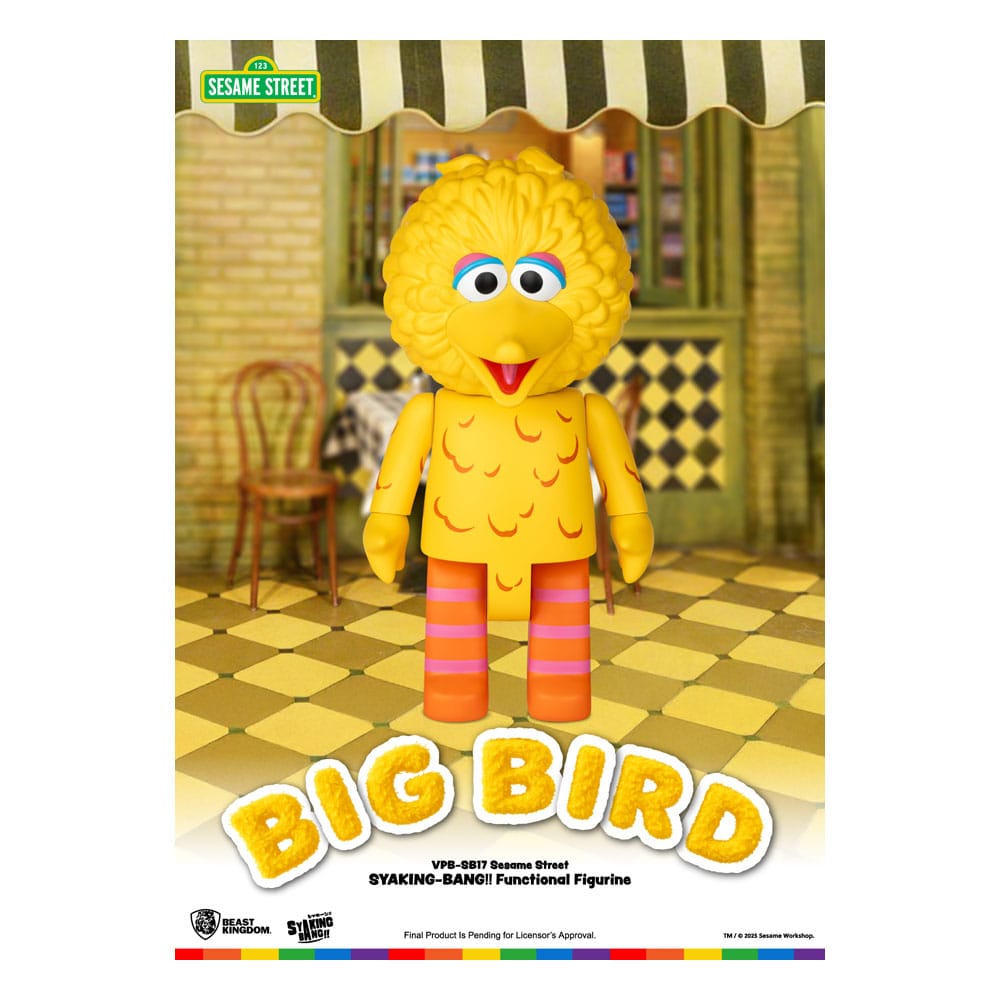 Sesame Street Syaking Bang Series PVC coin bank Big Bird 49 cm - FanofThings.co.uk