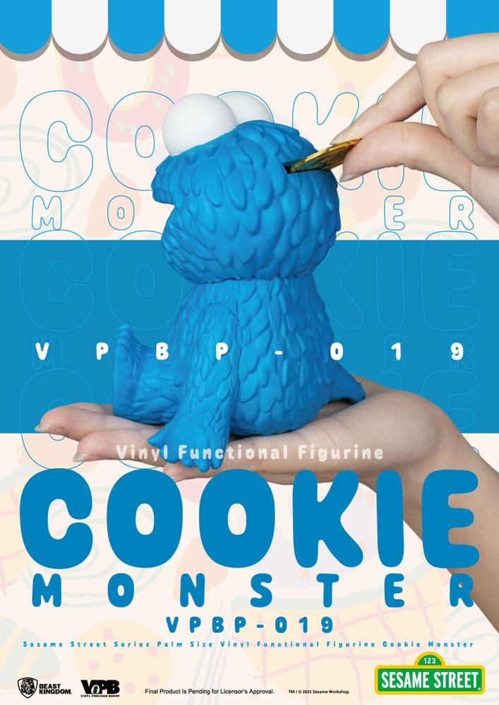 Sesame Street Piggy Vinyl Bank Cookie Monster 12 cm - FanofThings.co.uk