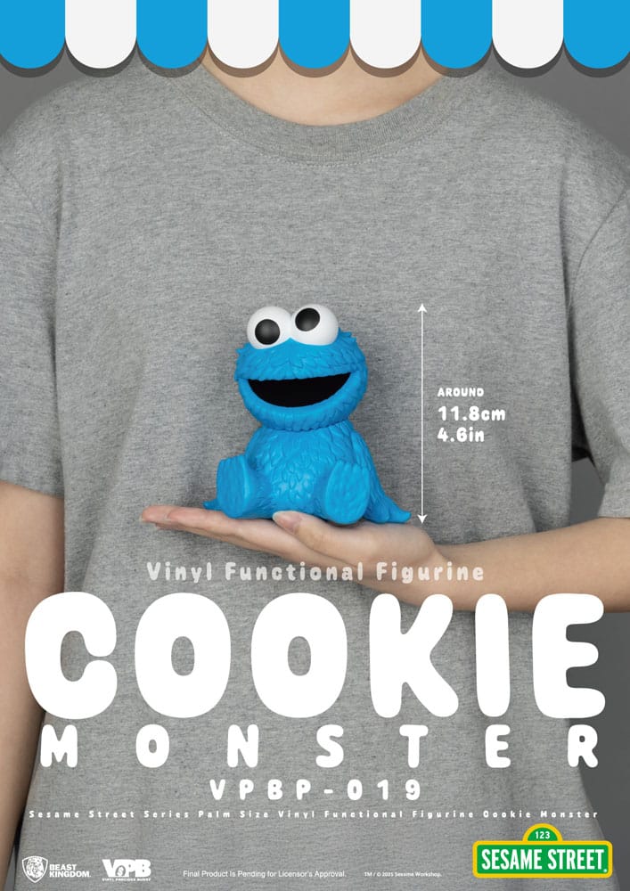 Sesame Street Piggy Vinyl Bank Cookie Monster 12 cm - FanofThings.co.uk