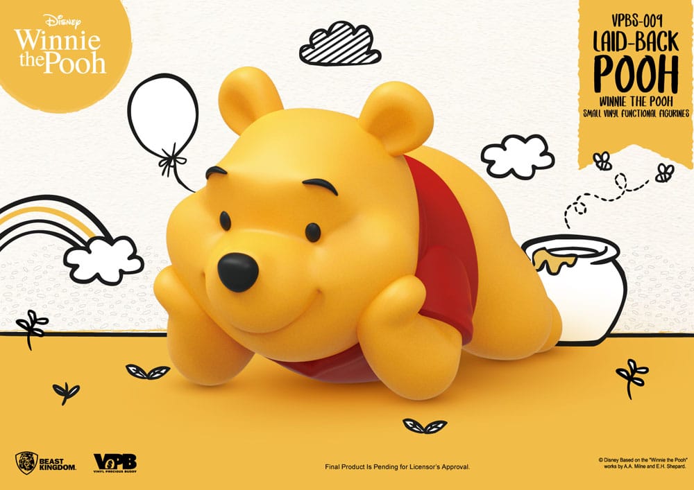 Winnie The Pooh Small Vinyl Bank laid-back Winnie 17 cm Beast Kingdom Toys