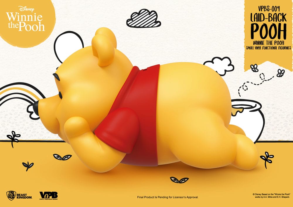 Winnie The Pooh Small Vinyl Bank laid-back Winnie 17 cm Beast Kingdom Toys