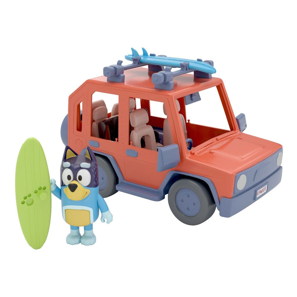 Bluey Action Figure with Vehicle Bluey Family Cruiser Moose Toys