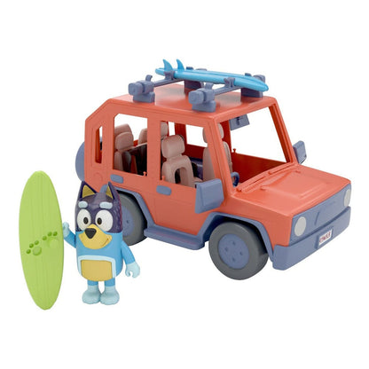 Bluey Action Figure with Vehicle Bluey Family Cruiser Moose Toys