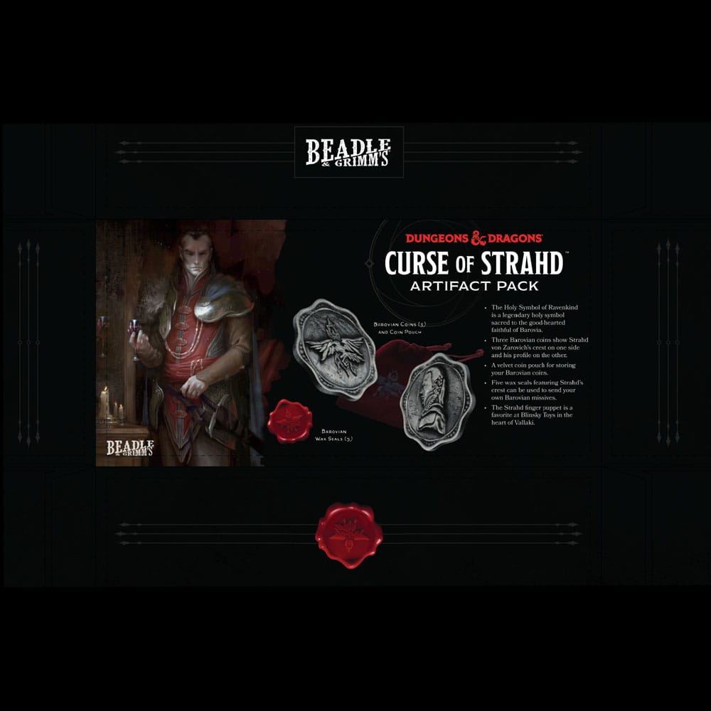 Dungeons & Dragons: Course of Strahd Geschenkbox Artifact Set Beadle & Grimm´s