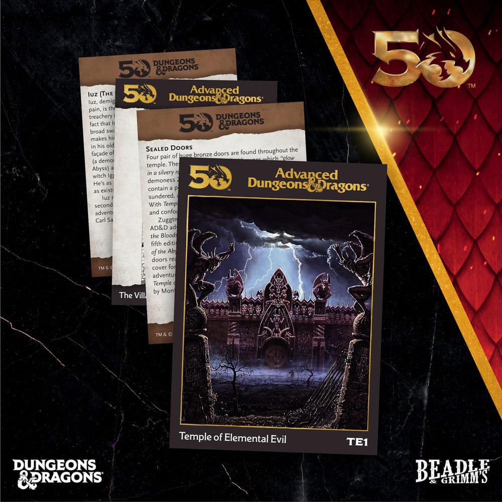 Dungeons & Dragons Classic Module Dice Set The Temple of Elemental Evil (7) Dice