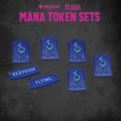Magic the Gathering Dice and Token Pack Blue Mana Beadle & Grimm´s