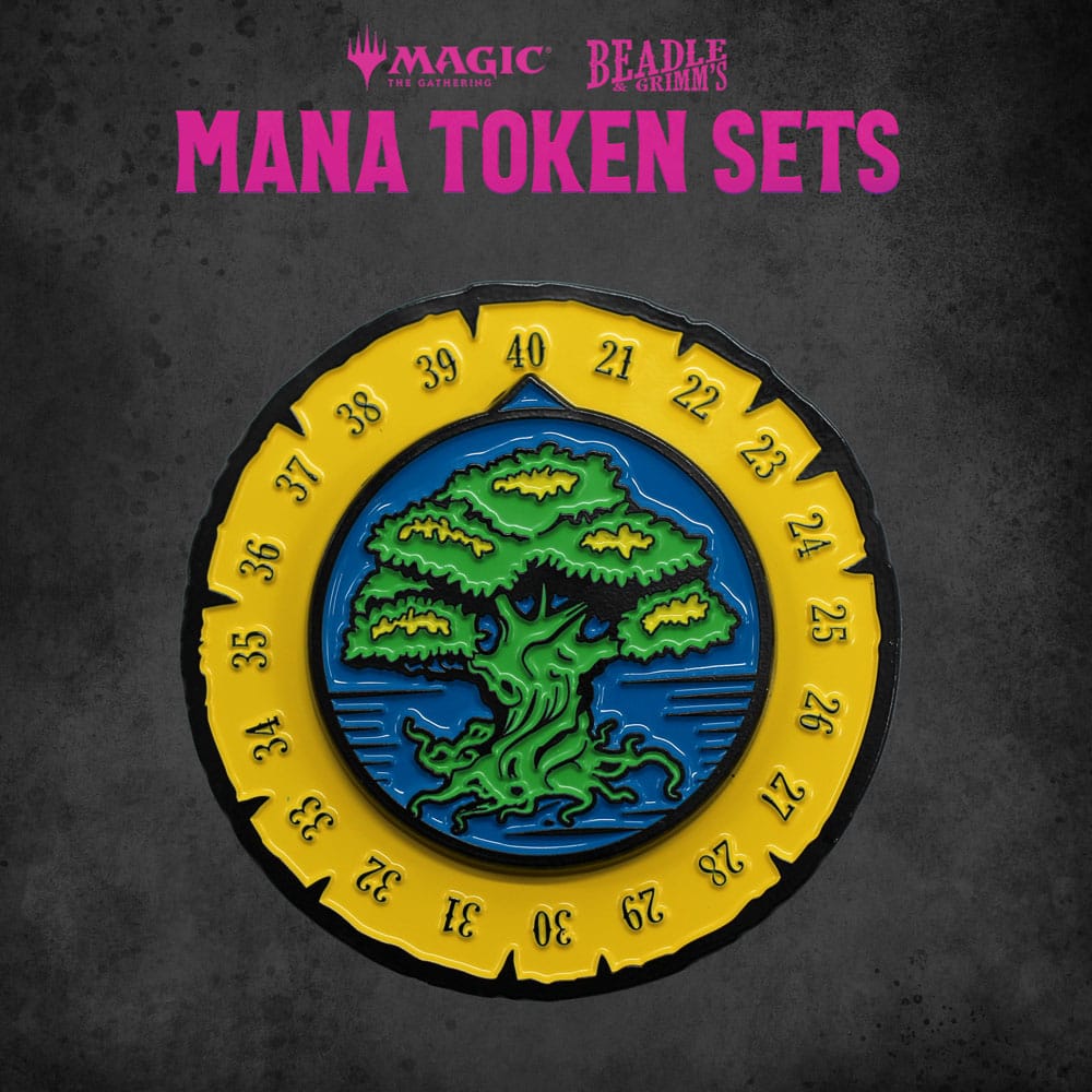 Magic the Gathering Dice and Token Pack Green Mana Beadle & Grimm´s