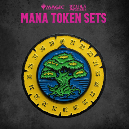 Magic the Gathering Dice and Token Pack Green Mana Beadle & Grimm´s