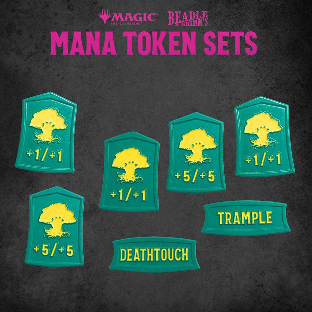 Magic the Gathering Dice and Token Pack Green Mana Beadle & Grimm´s
